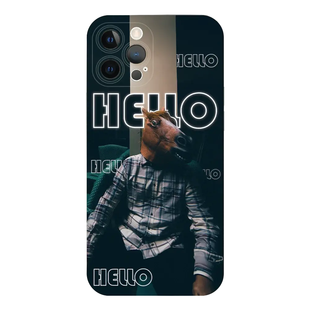 Hel-Ló #4 - IPhone 14 Pro Max - TPU Shock fehér tok