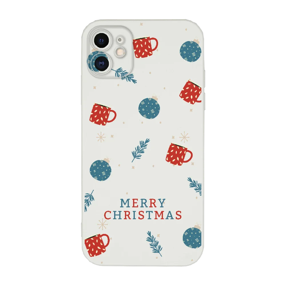 Merry Christmas 3 - IPhone 11 - TPU Shock fehér tok