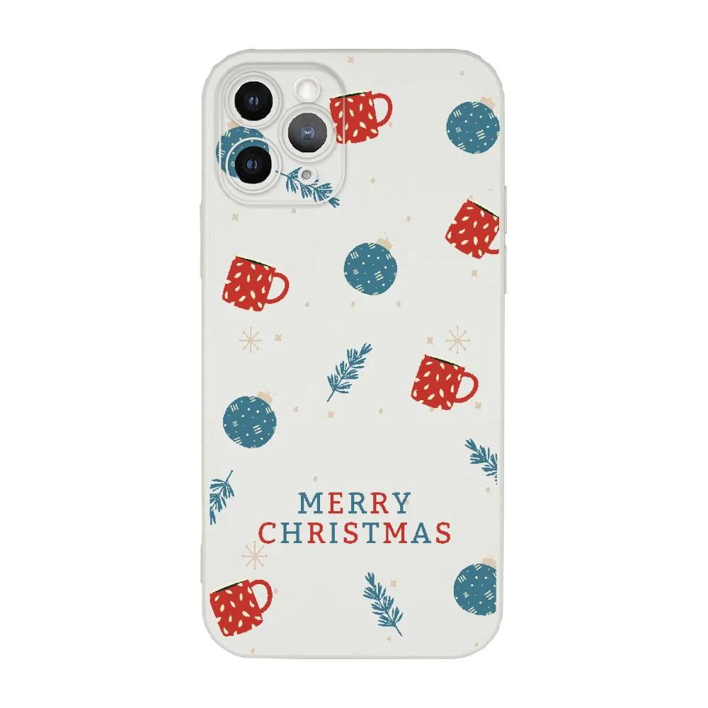 Merry Christmas 3 - IPhone 11 Pro - TPU Shock fehér tok