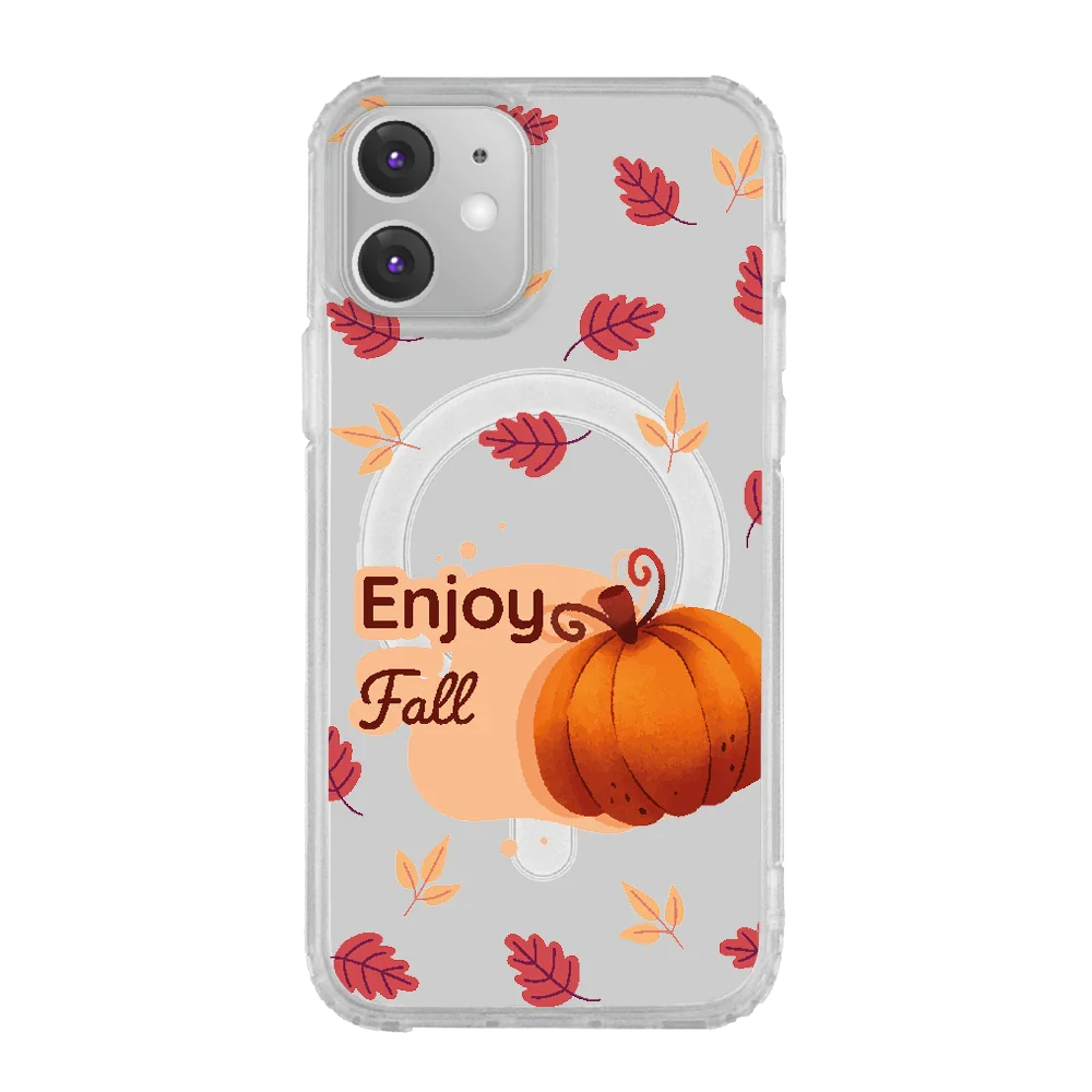 Enjoy Fall - IPhone 12 - MagSafe ütésálló átlátszó tok