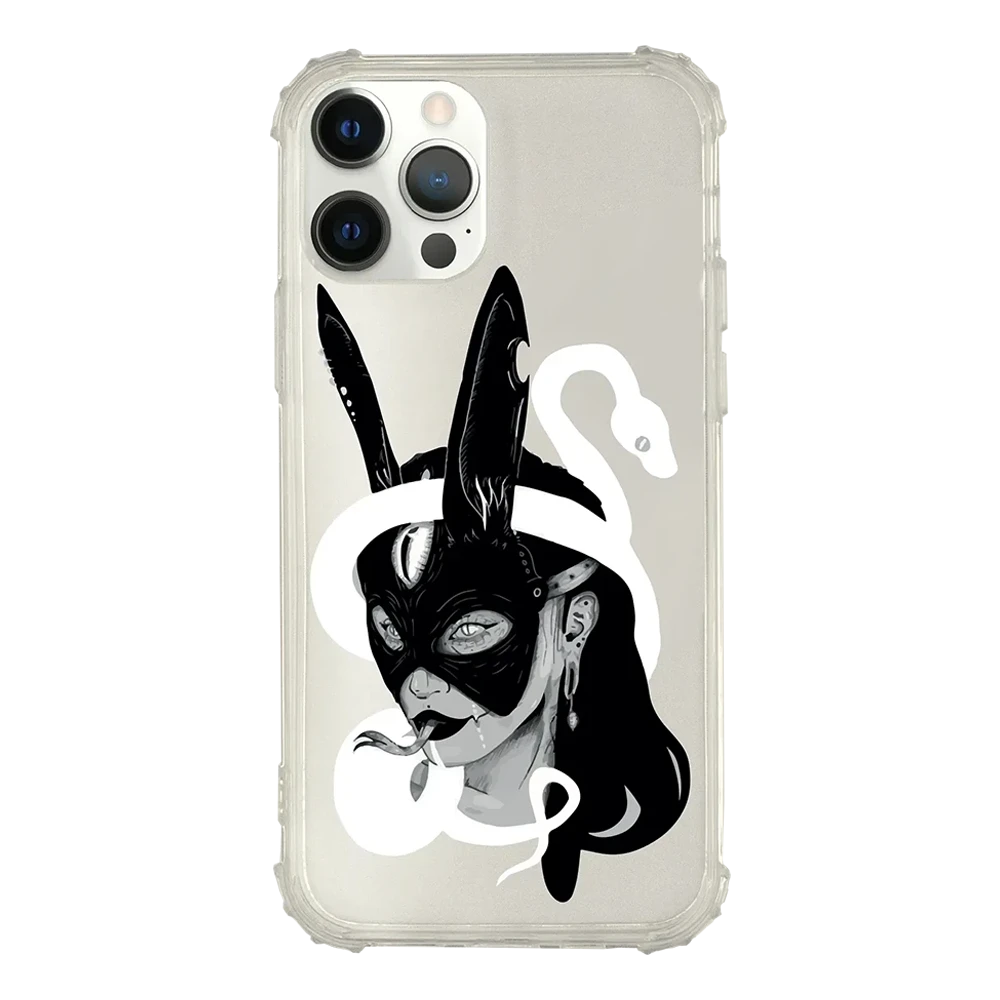 Bunny - IPhone 12 - Ütésálló átlátszó tok