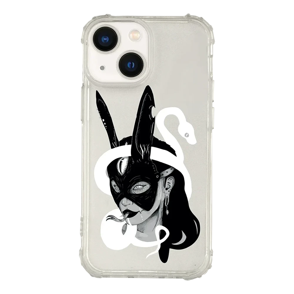 Bunny - IPhone 13 Mini - Ütésálló átlátszó tok