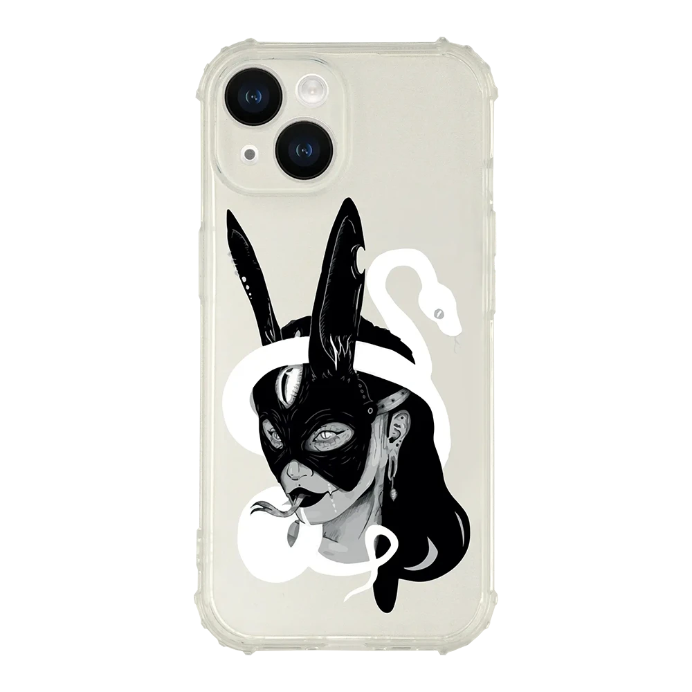 Bunny - IPhone 15 - Ütésálló átlátszó tok