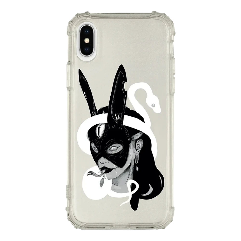 Bunny - IPhone X - Ütésálló átlátszó tok